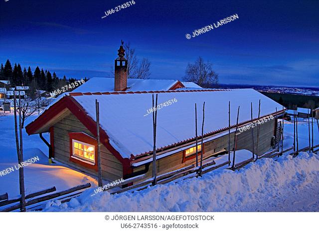 Wintertime, Fryksas, Dalarna, Sweden