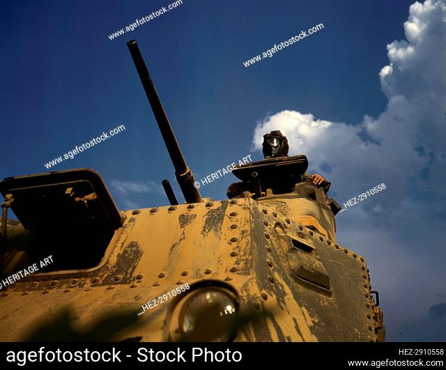 Tank commander, Ft. Knox, Ky., 1942. Creator: Alfred T Palmer