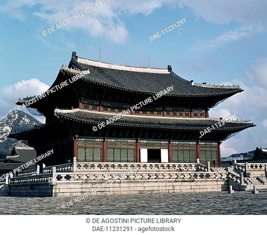 Throne Hall, Gyeongbokgung Palace, Seoul, South Korea, the 14th century