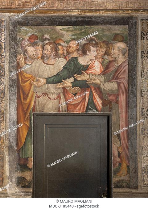 Bentivoglio Chapel (Cappella Bentivoglio), by Giovan Pietro Luini, 16th Century, fresco