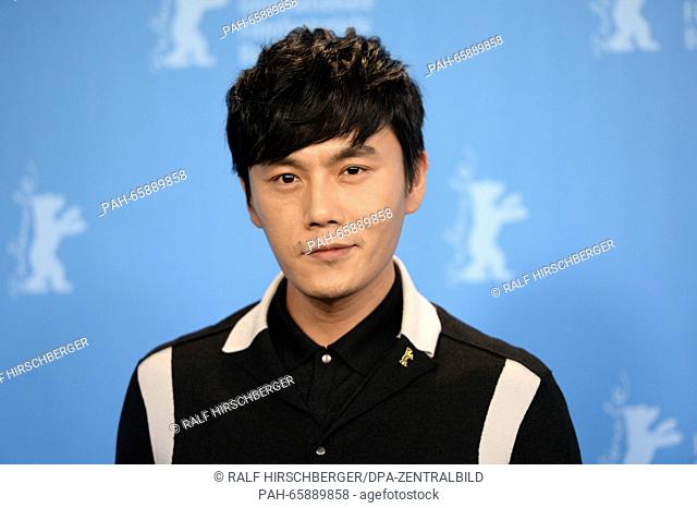 66th International Film Festival in Berlin, Germany, 15 February 2016. Photo call 'Chang Jiang Tu'. Actor Qin Hao. The film runs in competition at the Berlinale