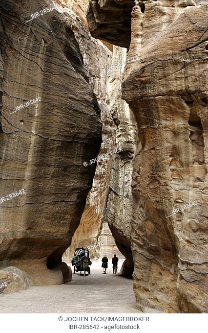 Siq gorge, Petra, Jordan