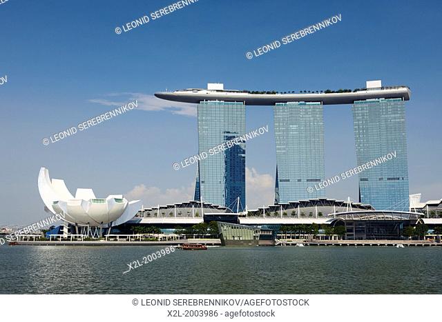 ArtScience Museum and Marina Bay Sands Hotel, Singapore