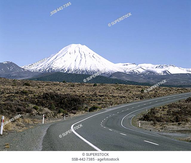 Mount Ngarahoe, Tongariro National Park, Tongariro, North Island, New Zealand