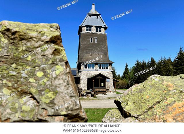 The Hanskühnenburg is a mountain hut (German: Bergbaude) in the Harz mountains. It is located at a height of 811 m (2, 661 ft) above sea level