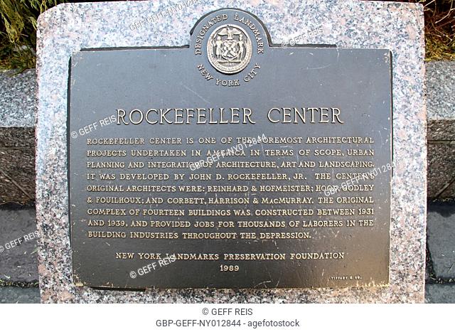 Rockefeller Center, Fifth Avenue, Times Square, New York, United States