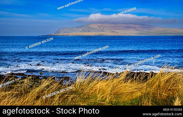 Seascape in the south of Shetland mainland near Sumburgh Head