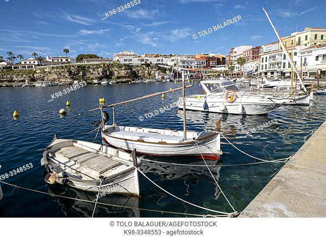 Cales Fonts, puerto de Mahón, Menorca, balearic islands, Spain