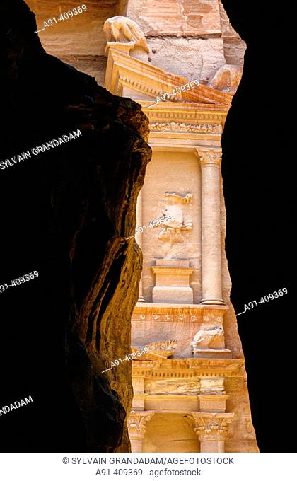 Nabatean archeological site of Petra. Jordan