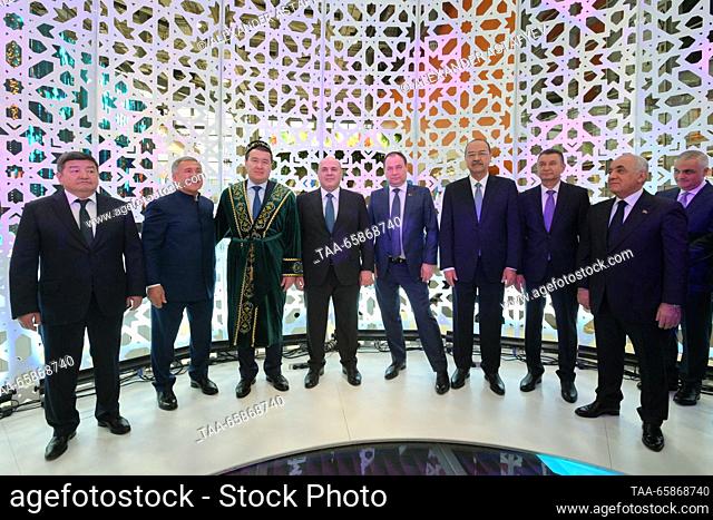 RUSSIA, MOSCOW - DECEMBER 18, 2023: Kyrgyzstan's Chairman of the Cabinet of Ministers and Head of the Presidential Administration Akylbek Japarov