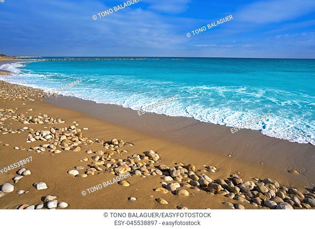 Vinaroz Playa del Forti beach in Castellon of Spain also Vinaros