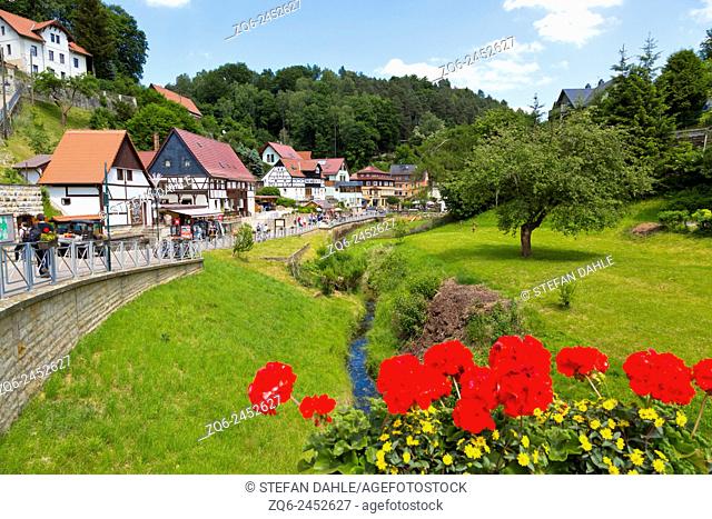 The Village Rathen, Saxony, Germany