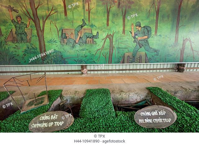 Asia, Vietnam, Ho Chi Minh, Ho Chi Minh City, city, HCMC, Saigon, Cu Chi, Cu Chi Tunnels, Vietnam War, Warfare, Guerilla Warfare, Trap, Traps, Booby Traps