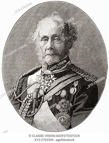 Field Marshal Hugh Henry Rose, 1st Baron Strathnairn, 1801-1885. Senior British Army officer. From The Century Edition of Cassell's History of England