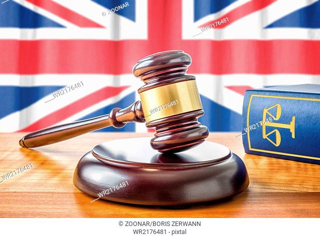 A gavel and a law book - United Kingdom