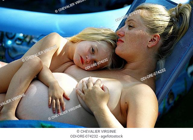 Daughter and nudist mother We are