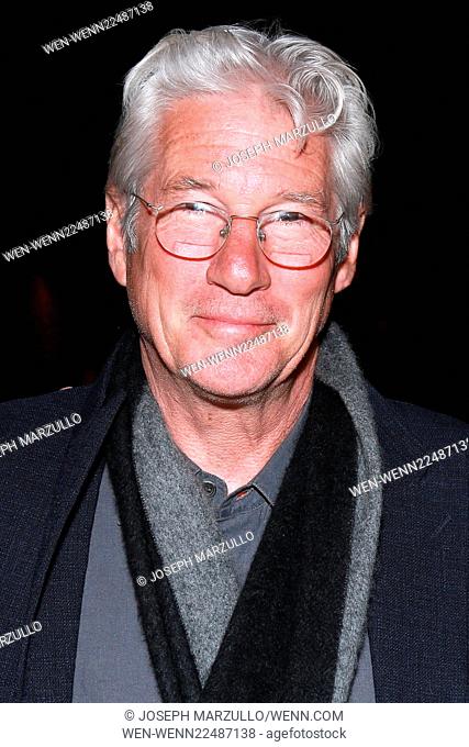 Opening night after party for The Glass Menagerie at Bourbon Street Bar and Grille - Arrivals. Featuring: Richard Gere Where: New York City, New York