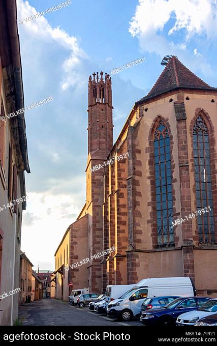 Guebwiller (Gebweiler), former Dominican abbey church in Alsace (Elsass), Haut-Rhin (Oberelsass), France