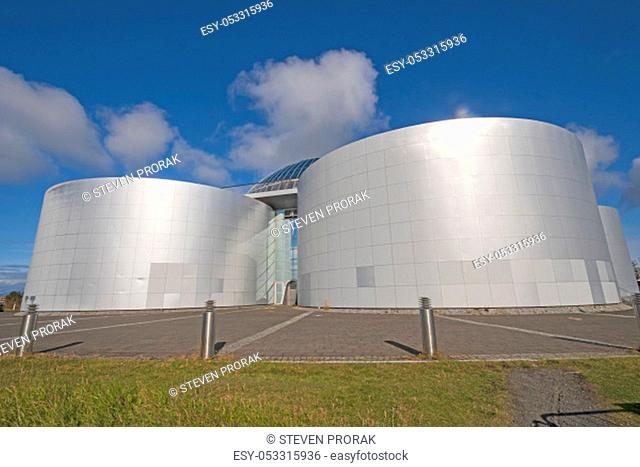 Hot Water Storage Tanks in the Perlan Building in Reykjavik Iceland