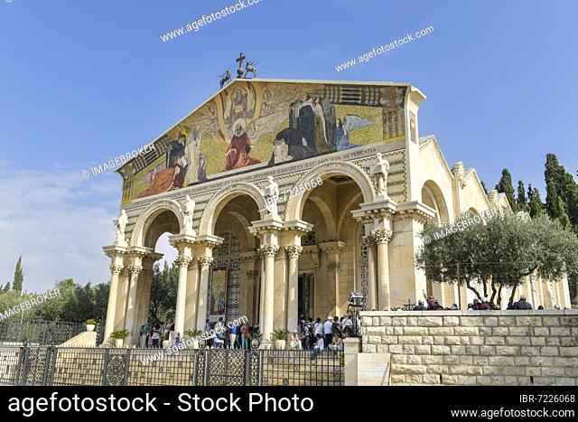 Church of All Nations, Mount of Olives, Jerusalem, Israel, Asia