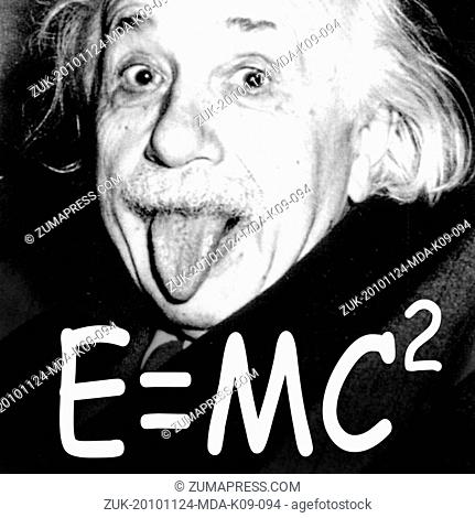 Mar 14, 1951; Princeton, New Jersey, USA; ALBERT EINSTEIN showing his tongue to the photographers on his 72nd birthday. A Jewish