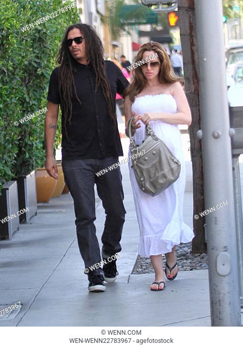 James Shaffer takes his pregnant wife to lunch in Beverly Hills Featuring: James Shaffer, Evis X. Shaffer Where: Los Angeles, California