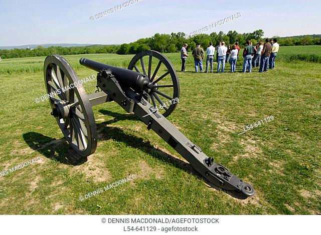 Canon at Gettysburg National Battlefield Park and Cemetary Pennsylvania PA