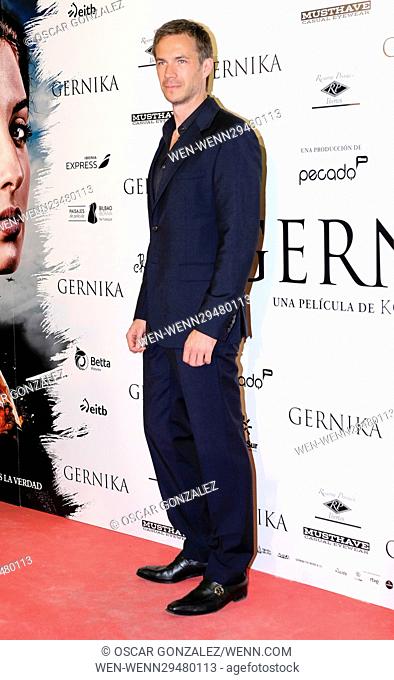 Madrid premiere of 'Gernika' at Palafox Cinema Featuring: James D'Arcy Where: Madrid, Spain When: 05 Sep 2016 Credit: Oscar Gonzalez/WENN.com