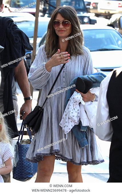Rebecca Gayheart and husband Eric Dane take their daughters to Au Fudge in Beverly Hills with actor friend Dougray Scott