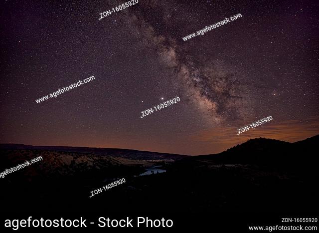 The Milky Way Galaxy as seen from Jensen, Utah, USA