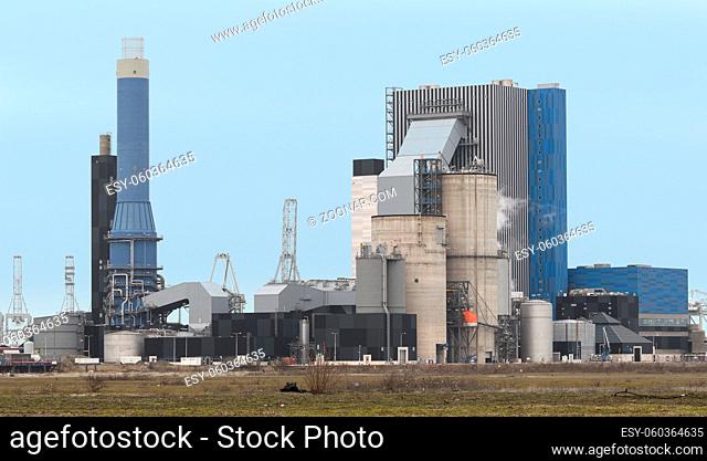 poer energy plant on the maasvlakte rotterdam europoort industrial area