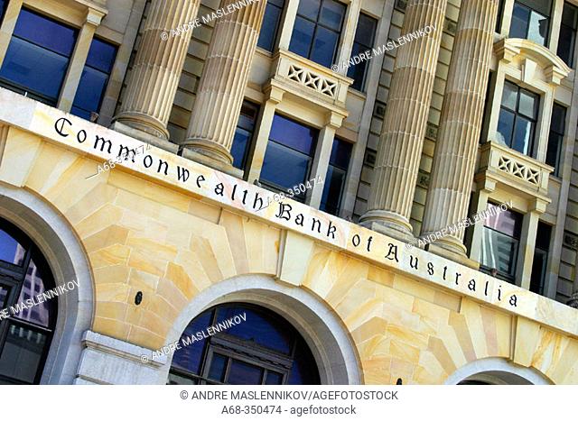 Commonwealth Bank of Australia in Perth. Western Australia. Australia