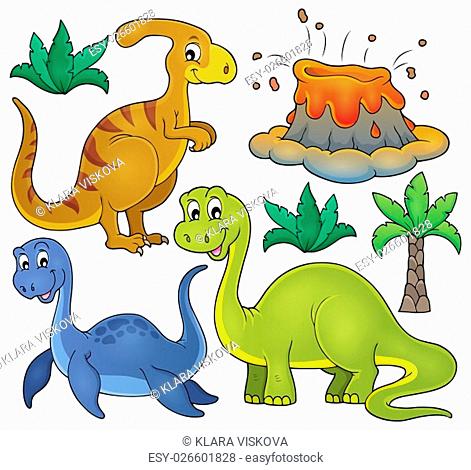 Dinosaur topic set 3 - picture illustration