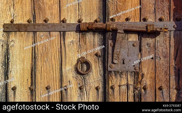 Old Door Lock. Besalú. Girona. Spain