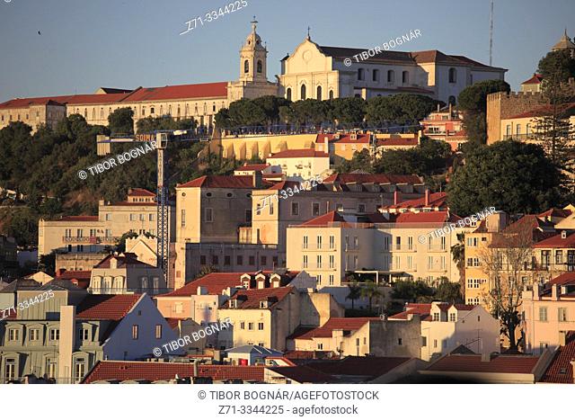 Portugal, Lisbon, skyline, general view,