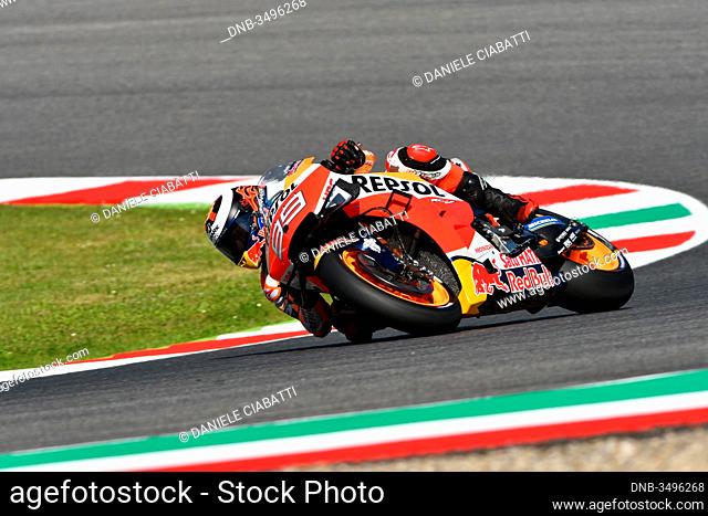Mugello - Italy, 1 June: Spanish Honda Repsol Team rider Jorge Lorenzo in action at 2019 GP of Italy of MotoGP on June 2019 in Italy