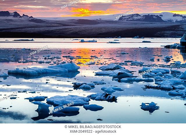Jokulsarlon glacial lake. Iceland, Europe