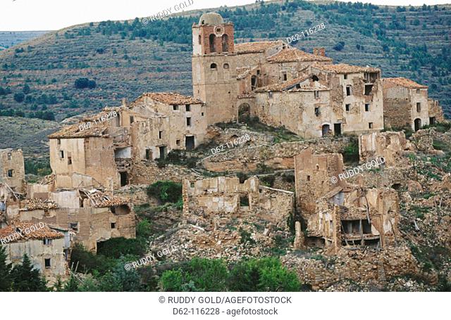 Abandoned village. Spain
