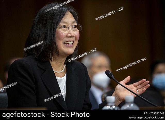 Lucy Haeran Koh appears before a Senate Committee on the Judiciary hearing for her nomination to be United States Circuit Judge for the Ninth Circuit