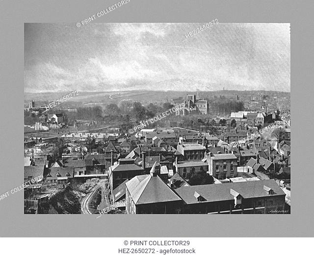 Winchester from St.Giles Hill, c1900. Artist: Henry William Salmon