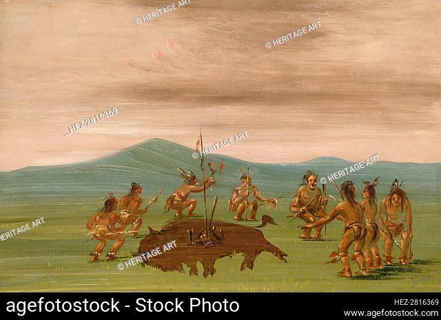 Medicine Buffalo of the Sioux, 1837-1839. Creator: George Catlin