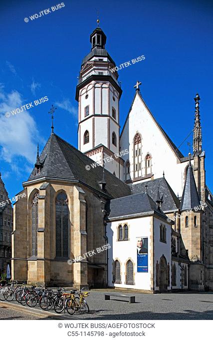 Thomaskirche, Leipzig, Saxony, Germany