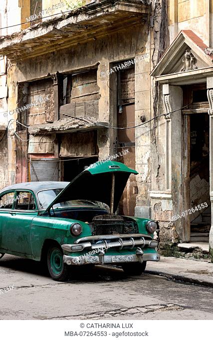 Cuba, Havana, Centro district, decay