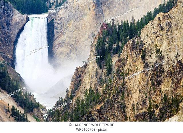 USA, Wyoming, Yellowstone National Park, Gran Canyon, Lower Falls
