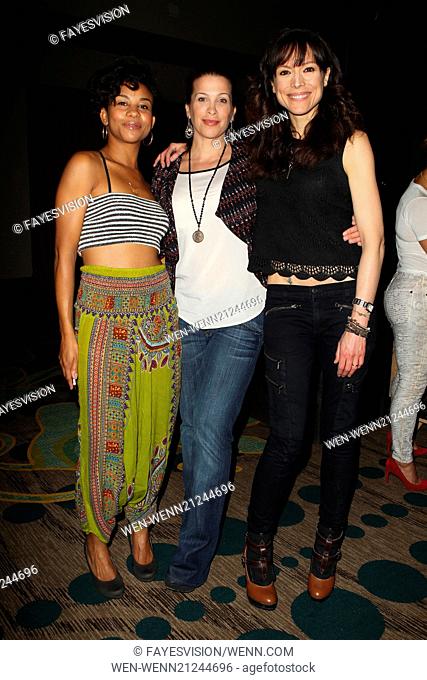 The 2014 Dinah Shore Weekend, Club Skirts ""Film Festival"" Featuring: Aasha Davis, Christina Cox, Liz Vassey Where: Palm Spings, California
