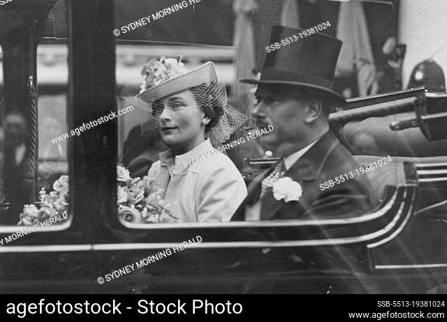 The Duke and Duchess of Gloucester. July 27, 1938