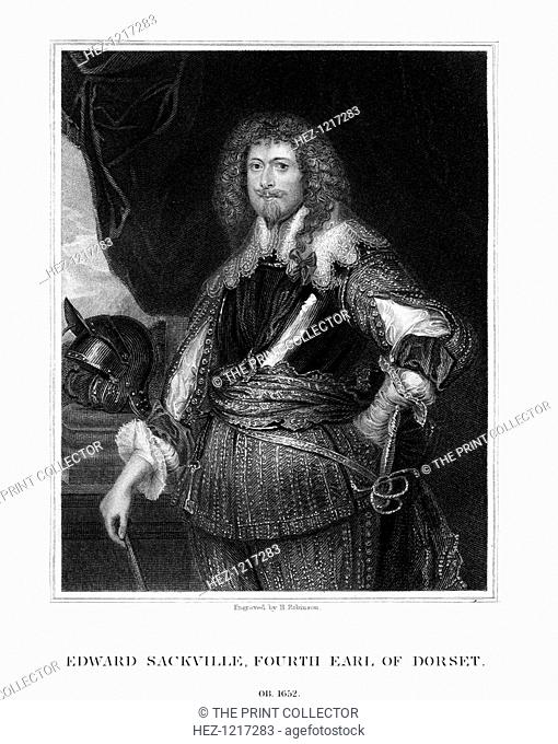 Edward Sackville, 4th Earl of Dorset, English soldier and statesman, (1829). In 1613, Sackville (1591-1652) fought a duel for the hand of Venetia Stanley