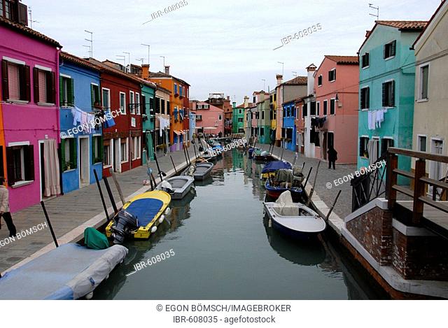 Burano, Island of Burano, Venice, Venetia, Italy