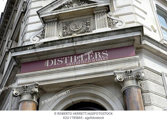 The Distillers pub in Smithfield, London, England