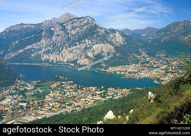 town grign and valmadrera, lecco, italy